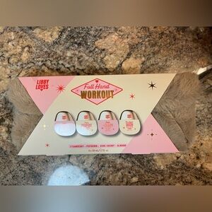 LIBBY LOVES Hand Creams - Set of 4 w/ Travel Pouch